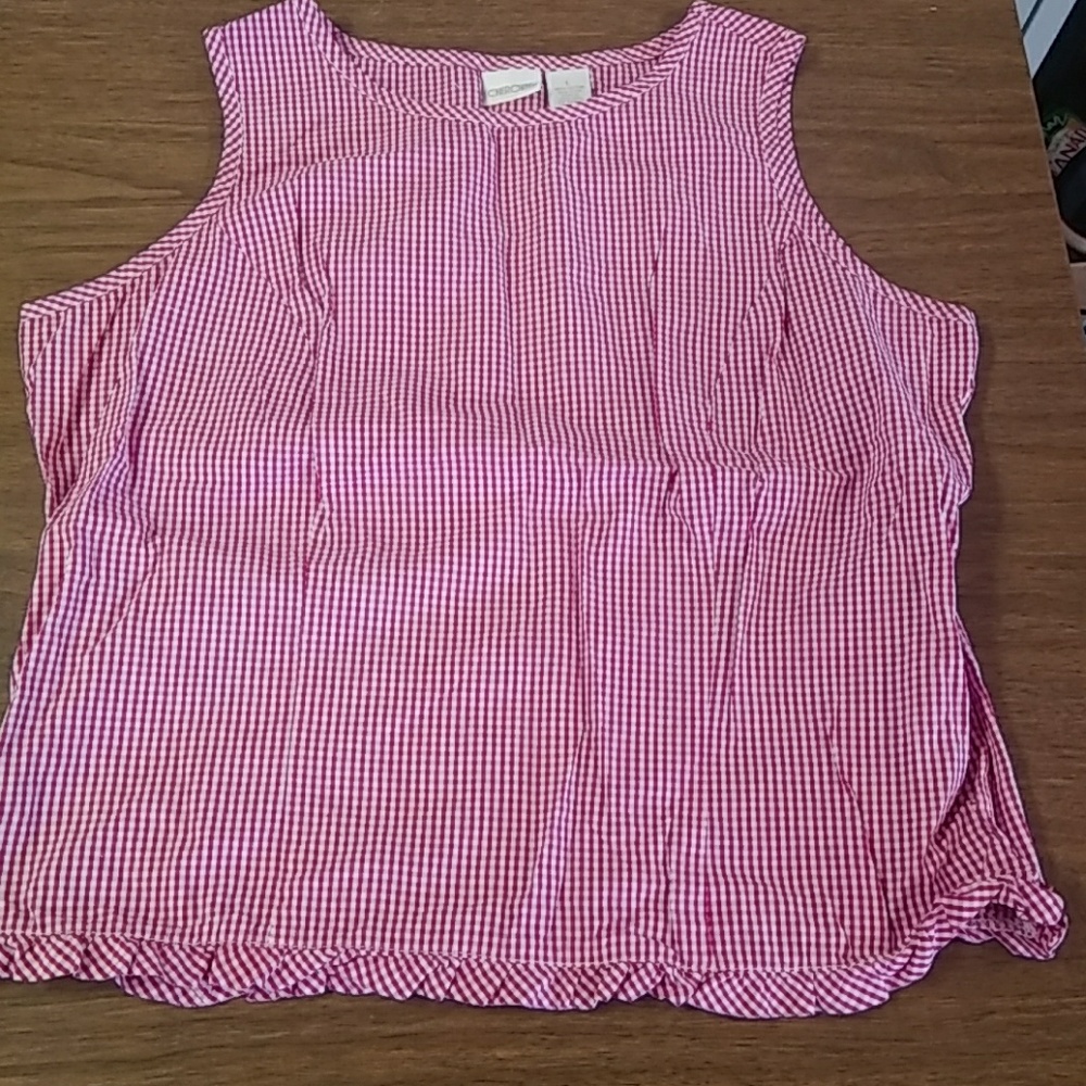 Dressy tank blouse